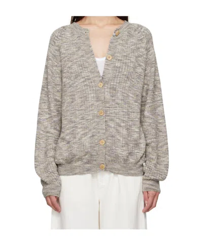 Baserange V-neck Long-sleeved Sweater In Multi