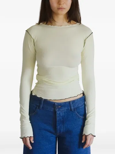 Baserange Vein Long-sleeve T-shirt In Neutral