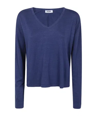 Baserange V-neck Knitwear In Blue