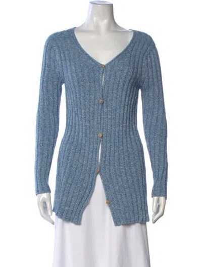 Pre-owned Baserange V-neck Sweater W/ Tags In Blue
