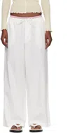 Baserange White Kolla Lounge Pants In White