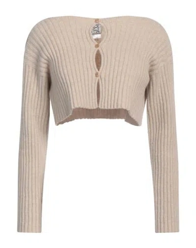 Baserange Woman Cardigan Ivory Size S Merino Wool
