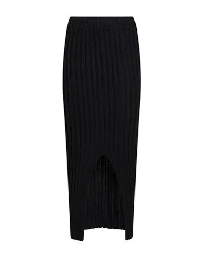 Baserange Woman Midi Skirt Black Size Xs Organic Cotton