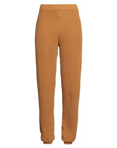 Baserange Woman Pants Camel Size S Organic Cotton