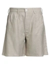 Baserange Woman Shorts & Bermuda Shorts Beige Size L Linen