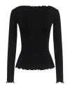 BASERANGE BASERANGE WOMAN SWEATER BLACK SIZE S WOOL