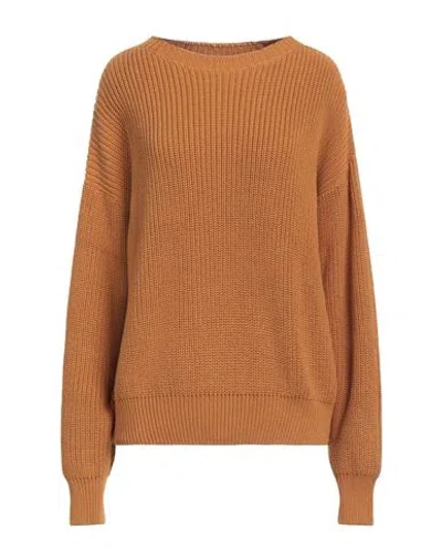 Baserange Woman Sweater Camel Size M/l Organic Cotton