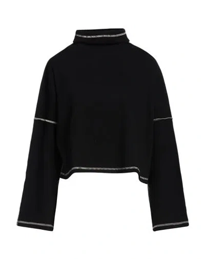 Baserange Woman T-shirt Black Size S Organic Cotton, Hemp, Elastane