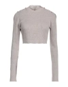 Baserange Woman Top Beige Size M Linen, Supima, Seacell