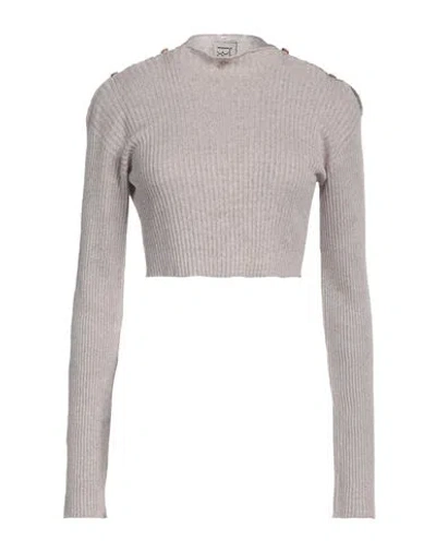 Baserange Woman Top Beige Size M Linen, Supima, Seacell