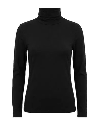 Baserange Woman T-shirt Black Size Xs Lyocell, Elastane