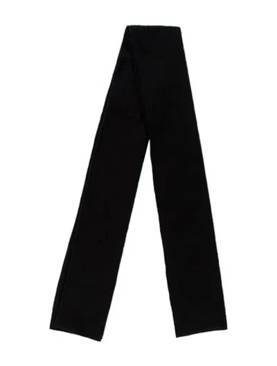 Pre-owned Baserange Wool Scarf In Black