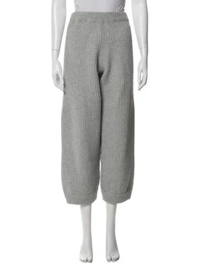 Pre-owned Baserange Wool Sweatpants In Gray