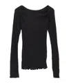 Baserange Wool T-shirt In Black