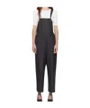Baserange Woven Suspenders In Black