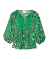 Bash Aura Blouse In Green