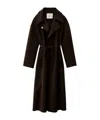 Bash Belted Coat In Black