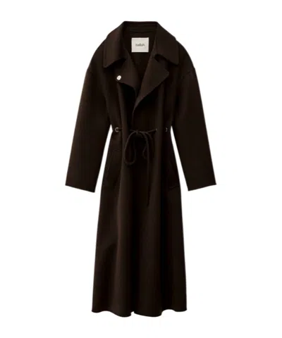 Bash Belted Coat In Black