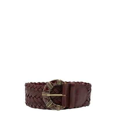 Bash Buckle Belt In Brown
