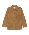 Bash Button-down Casual Jacket In Brown