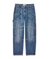 Bash Button-up Pocket Jeans In Blue