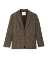 Bash Checked Blazer In Brown