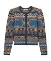 Bash Geometric-pattern Knit Top In Multi