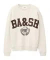Bash Logo Crewneck Sweatshirt In White