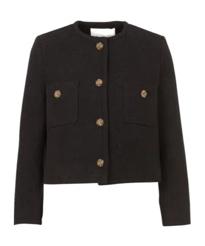 Bash Long-sleeved Casual Jacket In Black