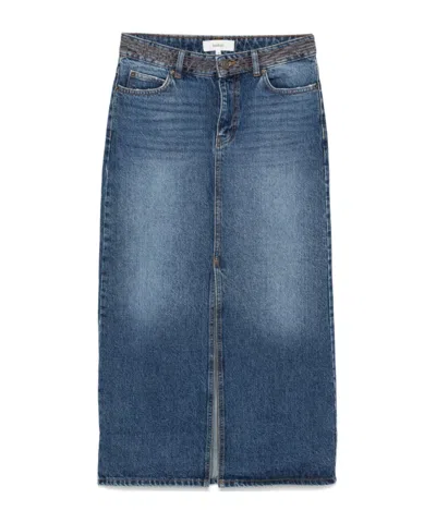 Bash Matemática Midi Skirt In Blue