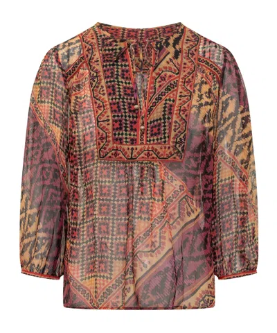 Bash Strapless Top In Brown