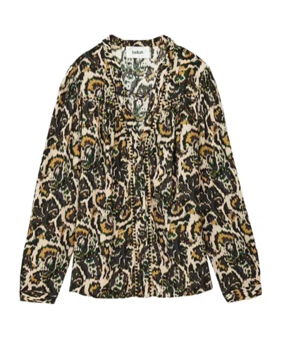 Bash Onada Printed Top In Black