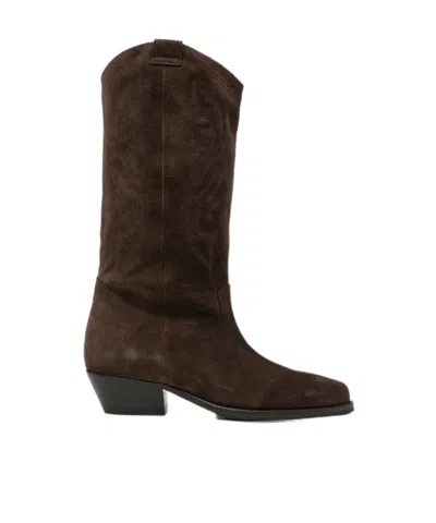 Bash Pointed-toe Ankle Boots In Brown