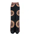 Bash Printed Casual Pants In Black
