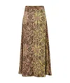 Bash Printed High Waist Skirt In Pattern