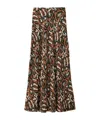 Bash Printed Skirt In Brown
