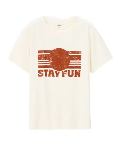 Bash Reese Graphic-print T-shirt In Neutral