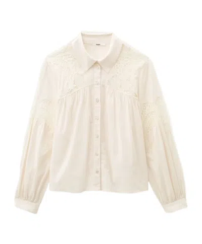 Bash Roseanne Chemise Dentelle In Metallic