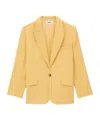 Bash Single Breasted Blazer In Yellow