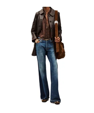 Bash Single-breasted Coat In Black
