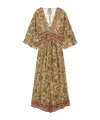 Bash V-neck Printed Dress In Multi