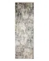 Bashian Allure Alr-103 Runner Area Rug, 2'6 X 8' In Grey
