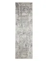 Bashian Allure Alr-109 Runner Area Rug, 2'6 X 8' In Grey