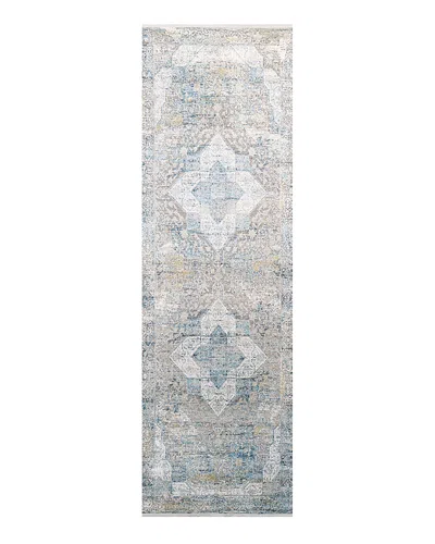 Bashian Allure Alr142 Runner Area Rug, 2'6 X 10' In Gray/blue