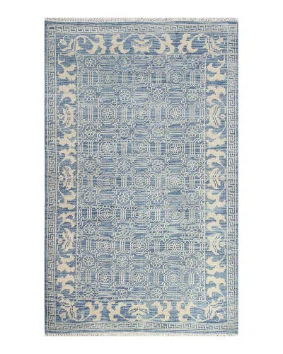 Bashian Artifact Ar104 Area Rug, 3'6 X 5'6 In Denim