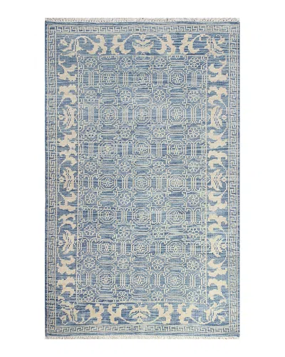 Bashian Artifact Ar104 Area Rug, 5' X 7'6 In Denim
