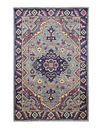 Bashian Artifact Ar109 Area Rug, 7'6 X 9'6 In Teal