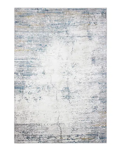 Bashian Capri Cp-a Area Rug, 7'9 X 9'9 In Ivory/blue
