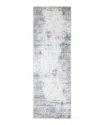 Bashian Capri Cp-a Runner Area Rug, 2'6 X 8' In Ivory/blue