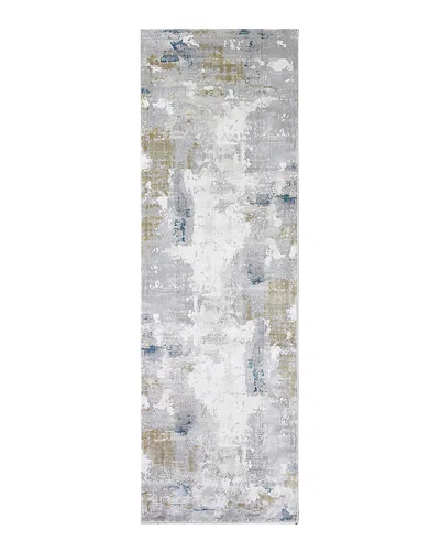 Bashian Capri Cp-b Runner Area Rug, 2'6 X 8' In Ivory/blue